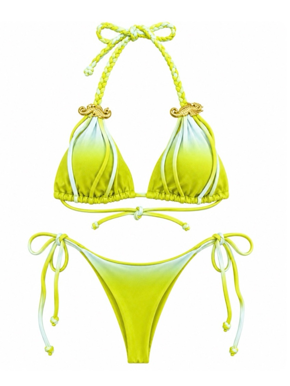 Fashion Nova Green Bikini Set